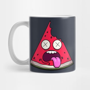 Eaten Piece Of Watermelon Cartoon Mug